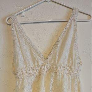 Lace tank top